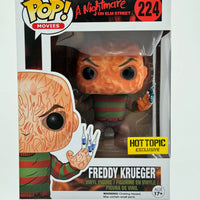 FUNKO POP! MOVIES A NIGHTMARE ON ELM STREET: FREDDY KRUEGER W/ SYRINGE FINGERS #224 (HOT TOPIC EXCLUSIVE STICKER) (📌 CONDITION 9.0/9.5)