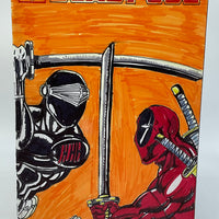 MARVEL COMICS DEADPOOL ISSUE #50 VOL #2 (DEADPOOL/SNAKE EYES/STORM SHADOW CUSTOM ARTWORK BY UNKNOWN ARTIST) (MAR 2012)