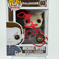 FUNKO POP! MOVIES HALLOWEEN: MICHAEL MYERS #03 (GLOW CHASE) (TRANSLUCENT MASK) (JJL 170315) (SIGNED / AUTOGRAPHED BY JAMES JUDE COURTNEY) (NO COA) (📌 CONDITION 8.5/9.0)