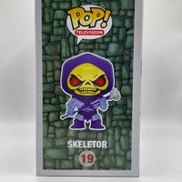 FUNKO POP! TELEVISION MASTERS OF THE UNIVERSE: DISCO SKELETOR #19 (METALLIC) (LE 480) (2013 SDCC EXCLUSIVE STICKER) (SIGNED/AUTOGRAPHED BY ALAN OPPENHEIMER)