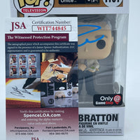 FUNKO POP! TELEVISION THE OFFICE: CREED BRATTON WITH MUNG BEANS #1107 (AUTOGRAPHED/SIGNED BY CREED BRATTON) (JSA COA) (GAMESTOP EXCLUSIVE STICKER)