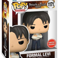 FUNKO POP! ANIMATION ATTACK ON TITAN: FORMAL LEVI #1171 (GAMESTOP EXCLUSIVE STICKER)