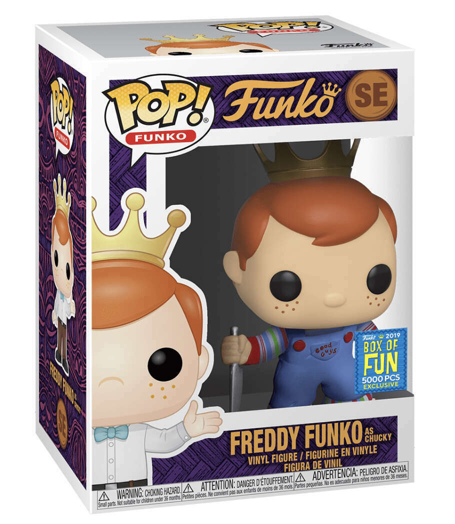 FUNKO POP! FREDDY FUNKO: FREDDY FUNKO AS CHUCKY #SE (LE 5000) (2019 BOX OF FUN EXCLUSIVE STICKER)