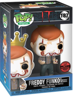 
              FUNKO POP! DIGITAL MOVIES IT SERIES 1: FREDDY FUNKO AS PENNYWISE (MELTDOWN) #187 (LE 2500) (ROYALTY NFT)
            