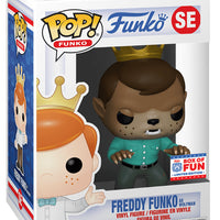 FUNKO POP! FREDDY FUNKO: FREDDY FUNKO AS WOLFMAN #SE (LE 3000) (2021 BOX OF FUN EXCLUSIVE STICKER)