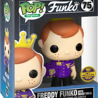 FUNKO POP! DIGITAL MOVIES FREDDY FUNKO / JAY AND SILENT BOB: FREDDY FUNKO WITH MOOBY MEAL #75 (NFT ROYALTY REDEEMABLE / LE 2600) (📌 CONDITION 9.5)