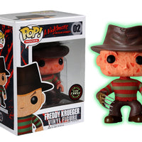 FUNKO POP! MOVIES A NIGHTMARE ON ELM STREET: GLOW FREDDY KRUEGER #02 (GLOW CHASE) (1ST RELEASE / 1 LANGUAGE / LARGE FONT RELEASE) (JJL 141016) (📌 CONDITION 8.0/8.5)