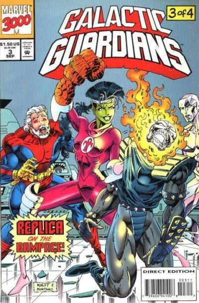 MARVEL COMICS GALACTIC GUARDIANS ISSUE #3 (MINI-SERIES) (DIRECT EDITION) (SEPT 1994) (📌 CONDITION 8.5/9.0)