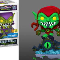 GREEN GOBLIN #991 (GLOW) (WALMART EXCLUSIVE STICKER) (MECH STRIKE MONSTER HUNTER) FUNKO POP