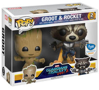 
              FUNKO POP! MARVEL GUARDIANS OF THE GALAXY VOL 2: GROOT & ROCKET (2-PACK) (F.Y.E. EXCLUSIVE STICKER)
            