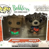 FUNKO POP! BOBBLERS MARVEL GUARDIANS OF THE GALAXY: GROOT & ROCKET (2-PACK) (MARVEL COLLECTOR CORPS EXCLUSIVE)