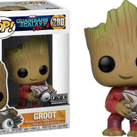 FUNKO POP! MARVEL GUARDIANS OF THE GALAXY VOL 2: GROOT W/ EYE #280 (F.Y.E. EXCLUSIVE STICKER)