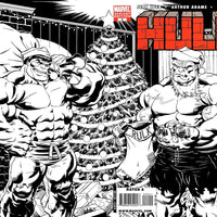 MARVEL COMICS HULK VOL. 2 ISSUE #9 (LE 1:100) (SANTA HULK / HULK WRAPAROUND SKETCH VARIANT COVER) (DIRECT EDITION) (FEB 2009) (📌 CONDITION 8.5/9.0)