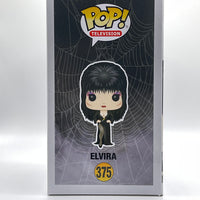 FUNKO POP! TELEVISION MISTRESS OF THE DARK: ELVIRA #375 (LE 2500) (DIAMOND/PURPLE DRESS) (AUTOGRAPHED/SIGNED BY CASSANDRA PETERSON) (JSA COA) (2019 SPOOKY EMPIRE EXCLUSIVE STICKER)