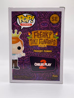 
              FUNKO POP! FREDDY FUNKO: FREDDY FUNKO AS CHUCKY #SE (BLOODY) (LE 3000) (2019 BOX OF FUN EXCLUSIVE STICKER)
            