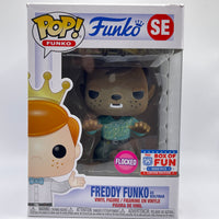 FUNKO POP! FREDDY FUNKO: FREDDY FUNKO AS WOLFMAN #SE (FLOCKED) (LE 1000) (2021 BOX OF FUN EXCLUSIVE STICKER)