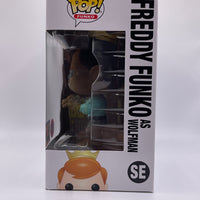 FUNKO POP! FREDDY FUNKO: FREDDY FUNKO AS WOLFMAN #SE (FLOCKED) (LE 1000) (2021 BOX OF FUN EXCLUSIVE STICKER)