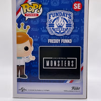 FUNKO POP! FREDDY FUNKO: FREDDY FUNKO AS WOLFMAN #SE (FLOCKED) (LE 1000) (2021 BOX OF FUN EXCLUSIVE STICKER)