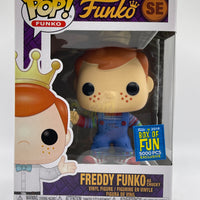 FUNKO POP! FREDDY FUNKO: FREDDY FUNKO AS CHUCKY #SE (LE 5000) (2019 BOX OF FUN EXCLUSIVE STICKER)