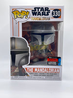 
              FUNKO POP! STAR WARS THE MANDALORIAN W/ PISTOL #330 (2019 FALL CONVENTION STICKER)
            