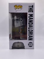 
              FUNKO POP! STAR WARS THE MANDALORIAN W/ PISTOL #330 (2019 FALL CONVENTION STICKER)
            