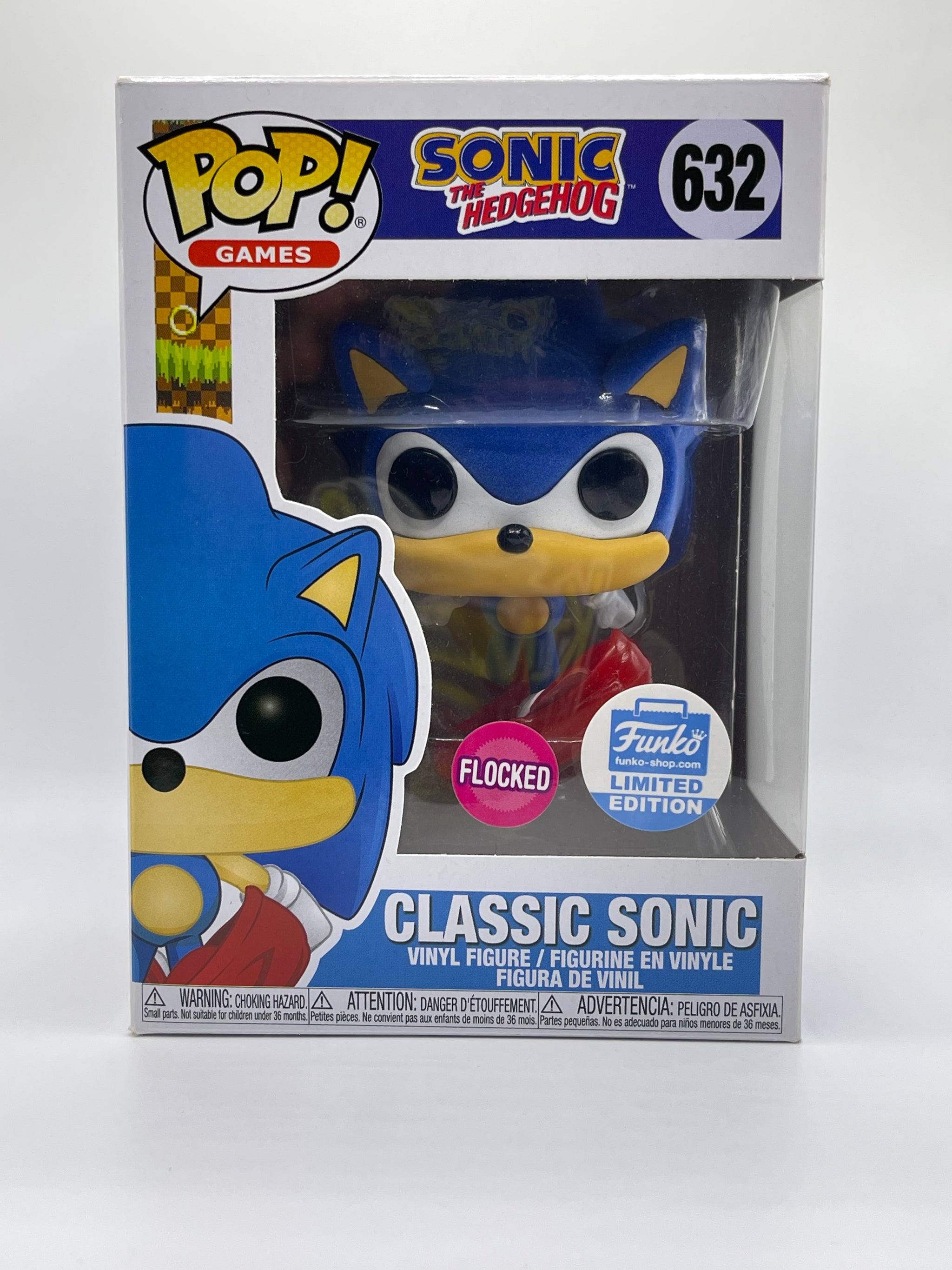 Funko Shop Flocked on sale Sonic the Hedgehog Classic Sonic 632