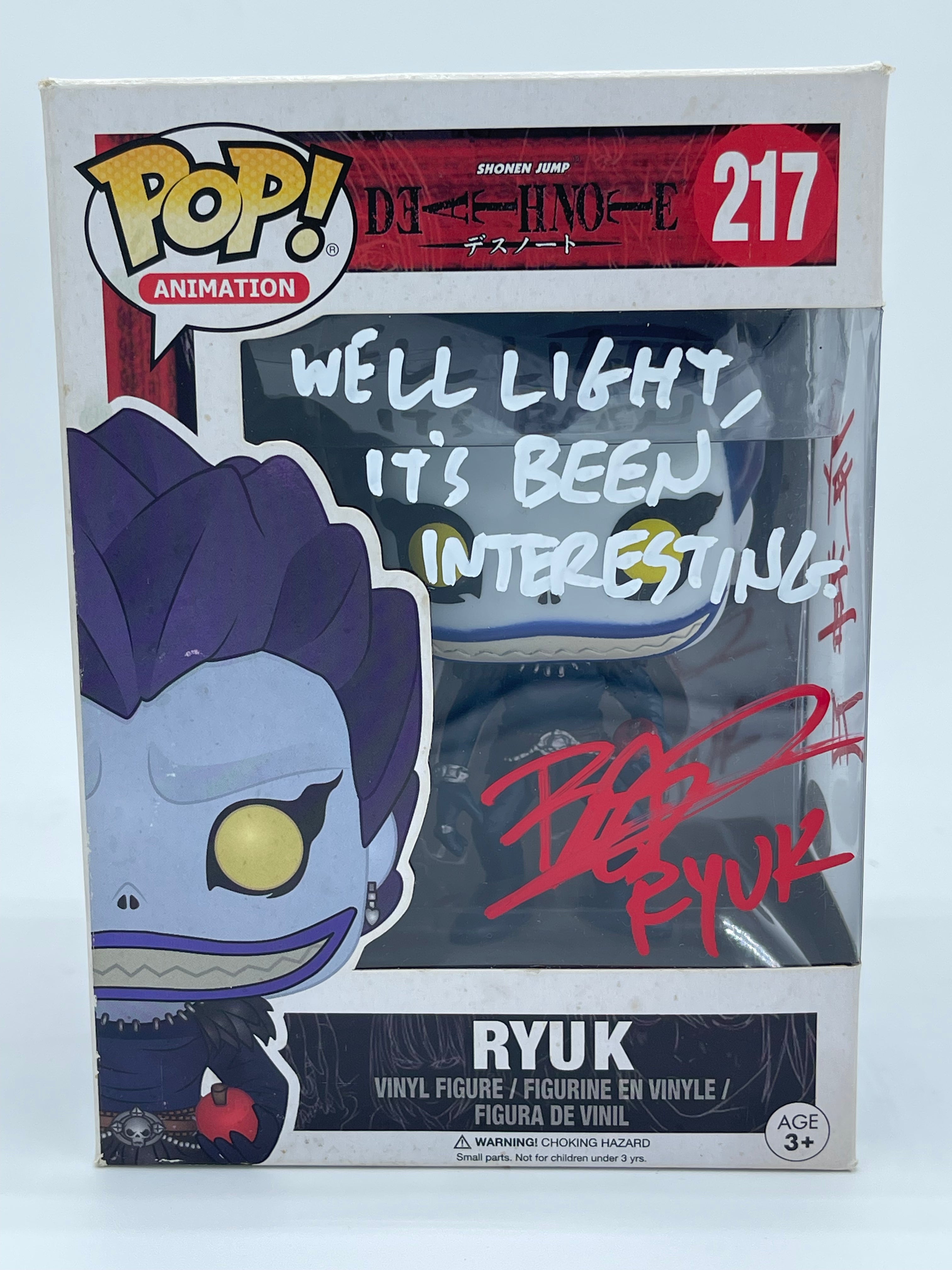 Ryuk store Death Note Funko Pop! Pop Protector Included