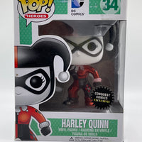 FUNKO POP! DC HEROES HARLEY QUINN #34 (METALLIC) (CONQUEST COMICS EXCLUSIVE STICKER)