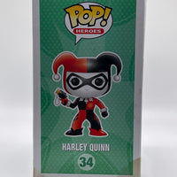 FUNKO POP! DC HEROES HARLEY QUINN #34 (METALLIC) (CONQUEST COMICS EXCLUSIVE STICKER)