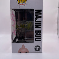 FUNKO POP! ANIMATION DRAGON BALL Z: MAJIN BUU #111 (CHOCOLATE) (CONVENTION EXCLUSIVE STICKER) (SIGNED BY JOSH MARTIN) (NO COA)