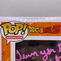 FUNKO POP! ANIMATION DRAGON BALL Z: MAJIN BUU #111 (CHOCOLATE) (CONVENTION EXCLUSIVE STICKER) (SIGNED BY JOSH MARTIN) (NO COA)