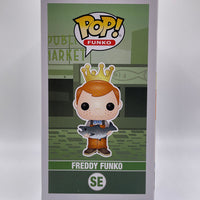 FUNKO POP! FREDDY FUNKO: FREDDY FUNKO HOLDING FISH #SE (BROWN PANTS) (LE 1,000) (2019 ECCC EXCLUSIVE STICKER)