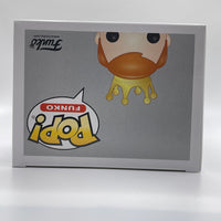 FUNKO POP! FREDDY FUNKO: FREDDY FUNKO HOLDING FISH #SE (BROWN PANTS) (LE 1,000) (2019 ECCC EXCLUSIVE STICKER)