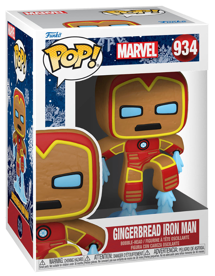 FUNKO POP! MARVEL GINGERBREAD IRON MAN #934