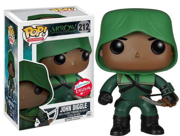 FUNKO POP! TELEVISION ARROW: JOHN DIGGLE #212 (FUGITIVE TOYS EXCLUSIVE STICKER)