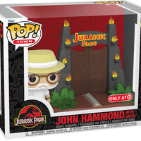 FUNKO POP TOWN! MOVIES JURRASIC PARK: JOHN HAMMOND WITH GATES #30 (TARGET EXCLUSIVE STICKER)