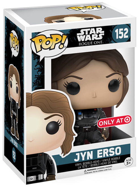 FUNKO POP! STAR WARS ROGUE ONE: JYN ERSO (IMPERIAL DISGUISE) #152 (TARGET EXCLUSIVE STICKER)