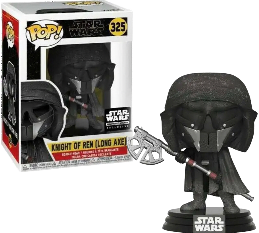 KNIGHT OF REN #325 (LONG AXE) (SMUGGLERS BOUNTY EXCLUSIVE STICKER) (STAR WARS) FUNKO POP