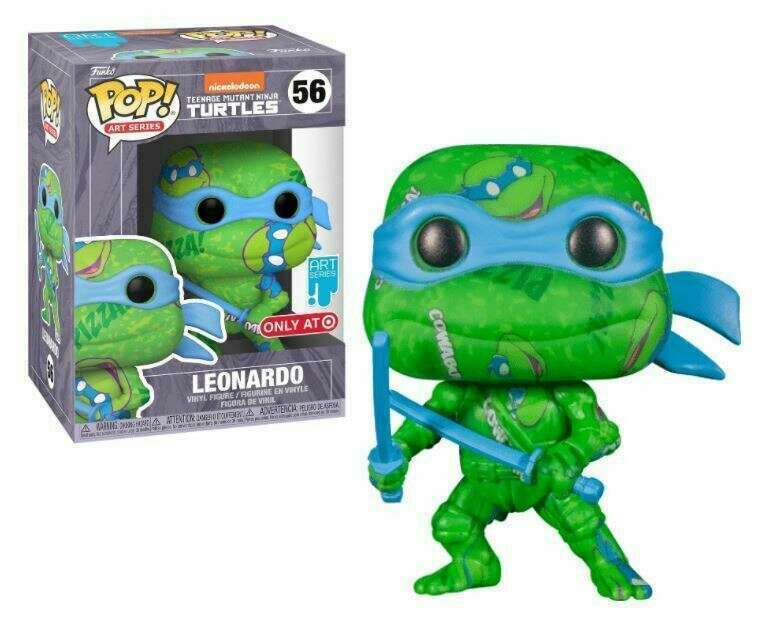 LEONARDO #56 (ART SERIES) (TARGET EXCLUSIVE STICKER) (TMNT) (TEENAGE MUTANT NINJA TURTLES) FUNKO POP