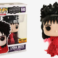 FUNKO POP! MOVIES BEETLEJUICE: LYDIA DEETZ IN WEDDING OUTFIT #640 (HOT TOPIC EXCLUSIVE STICKER)