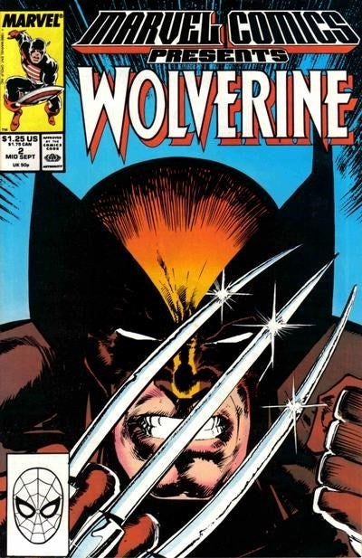 MARVEL COMICS MARVEL COMICS PRESENTS VOL. 1 ISSUE #2 (WOLVERINE) (DIRECT EDITION) (SEPT 1988) (📌 CONDITION 8.5/9.0)