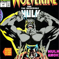 MARVEL COMICS MARVEL COMICS PRESENTS VOL. 1 ISSUE #60 (WOLVERINE & THE INCREDIBLE HULK) (DIRECT EDITION) (OCT 1990) (📌 CONDITION 6.5/7.0)