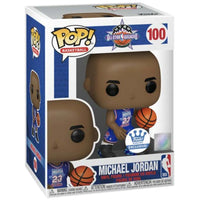 FUNKO POP! NBA BASKETBALL CHICAGO BULLS: MICHAEL JORDAN #100 ('93 ALL-STAR GAME) (FUNKO-SHOP EXCLUSIVE STICKER)