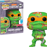 MICHELANGELO #54 (ART SERIES) (TARGET EXCLUSIVE STICKER) (TMNT) (TEENAGE MUTANT NINJA TURTLES) FUNKO POP