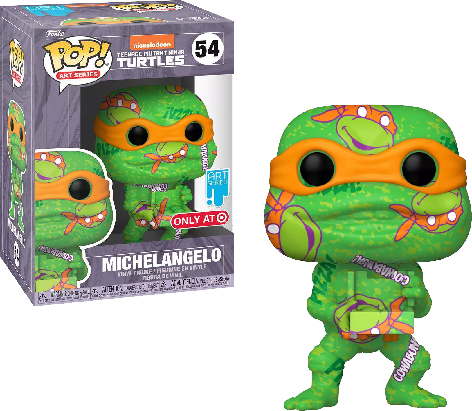 Funko Pop! Television Teenage Mutant Ninja Turtle Donatello, Raphael,  Michelangelo, Leonardo (Glow)  Exclusive 4 Pack - US