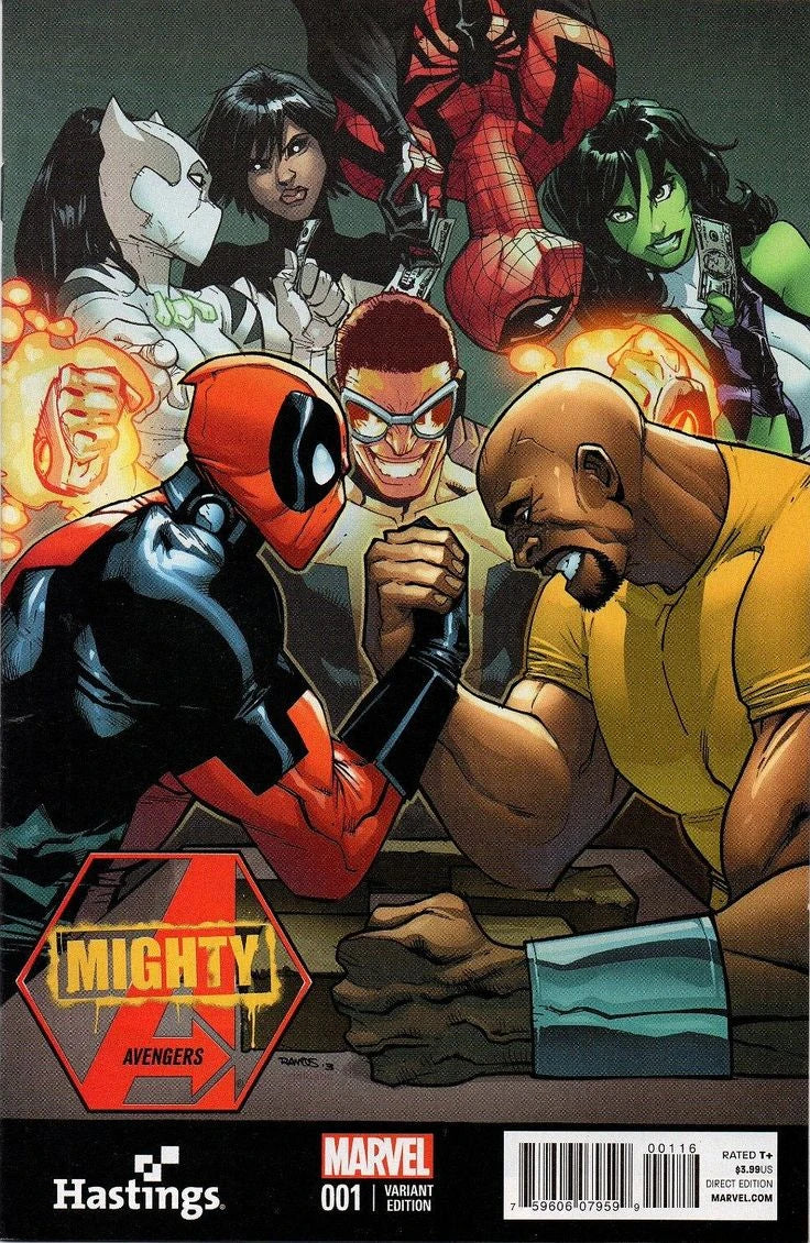 MARVEL COMICS MIGHTY AVENGERS VOL. 2 ISSUE #1 (HUMBERTO RAMOS HASTINGS VARIANT COVER) (DIRECT EDITION) (NOV 2013) (📌 CONDITION 9.5)