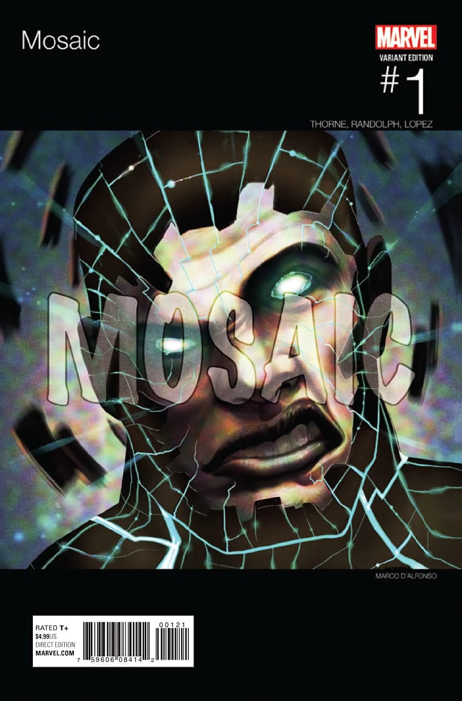 MARVEL COMICS MOSAIC VOL. 1 ISSUE #1 (MARCO D'ALFONSO HIP-HOP VARIANT COVER) (COVER ART INSPIRED BY THE ALBUM 