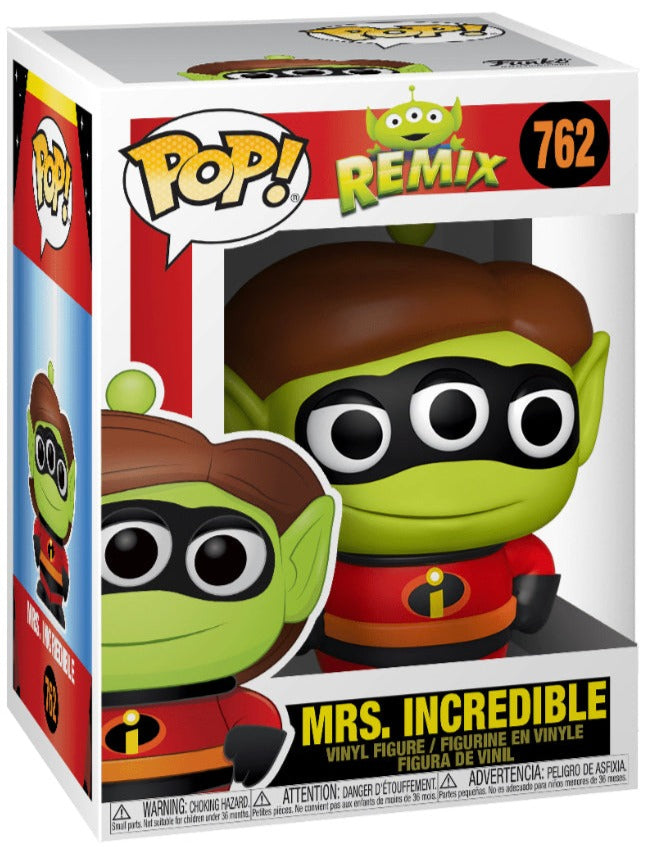 FUNKO POP! DISNEY TOY STORY / THE INCREDIBLES: ALIEN AS MRS. INCREDIBLE (REMIX) #762