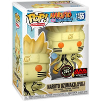 
              FUNKO POP! ANIMATION NARUTO SHIPPUDEN: NARUTO UZUMAKI (KURAMA LINK MODE) #1465 (GLOW CHASE) (AAA EXCLUSIVE STICKER)
            