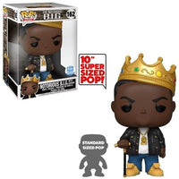 FUNKO POP! ROCKS NOTORIOUS B.I.G. WITH CROWN #162 (10 INCH) (BIGGIE SMALLS) (FUNKO-SHOP EXCLUSIVE STICKER)